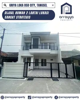 DIJUAL CEPAT RUMAH BARU 2 LANTAI DI GRIYA LOKA BSD 'HRB118'