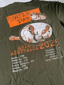 Kaos Green Day  Asia Australia Tour 2025 - Official ( LIMITED)