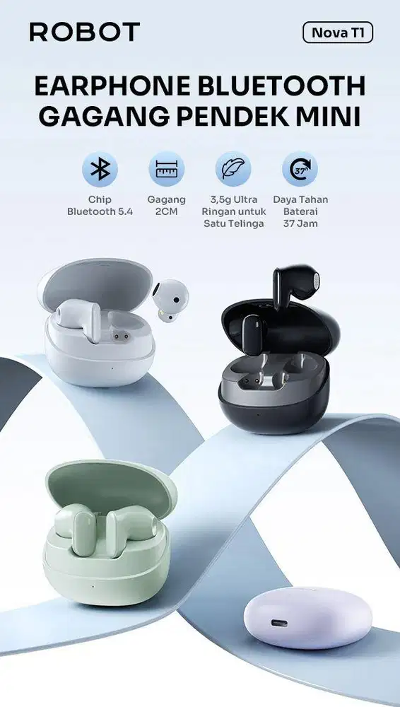 HEADSET NIRKABEL ROBOT NOVA T1