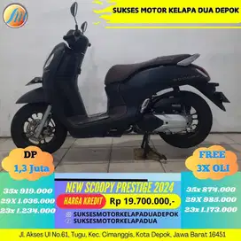 HONDA NEW SCOOPY PRESTIGE 2024 CASH/KREDIT SYARAT MUDAH PROSES CEPAT