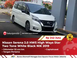 [ WARRANTY ] Nissan Serena 2.0 HWS Two Tone White Black 2019/2020