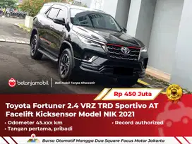 [ GARANSI 1TH ] Toyota Fortuner 2.4 VRZ TRD Sportivo AT 2021/2022