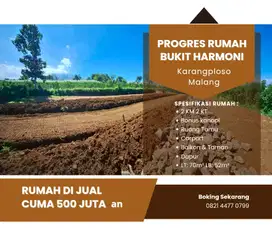 Rumah di jual Di Malang dibawah 500 juta