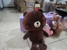 Boneka binatang anak ada 3