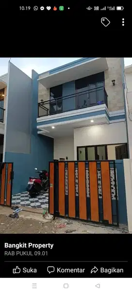 Rumah Cash Kpr Jakarta Dp fleksibel  4 kt 2km 2 lantai