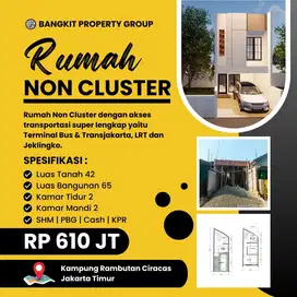 Rumah jakarta timur cash kpr 2kt 2km 610 juta