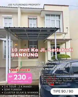Take Over Kredit Rumah daerah Cimahi 10menit Jl. Setiabudi UPI bandung