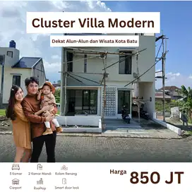 Villa Keluarga Kota Wisata Batu Lengkap Dengan Kamar Mandi