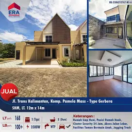 Dijual rumah 2lt siap pakai type 100+ di cluster Pamela Mass