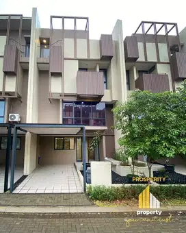 Rumah Minimalis Modern 3,5 Lantai di Cluster Impresahaus Tabebuya BSD