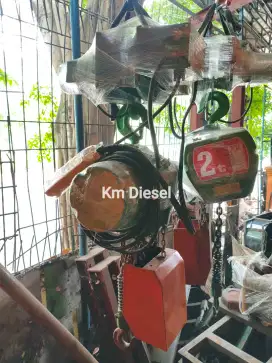 Hoist Crane 2 Ton Futaba / Chain Hoist 2 Ton Futaba Listrik 3 Phase