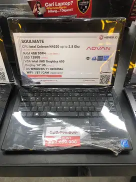 Laptop Advan Soulmate