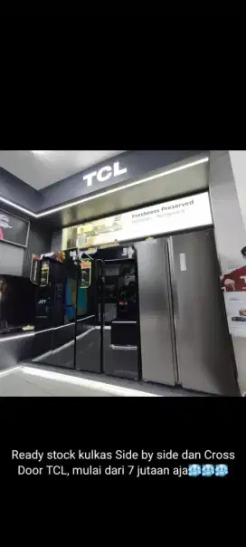 Kulkas TCL 394 Liter | twin eco inverter