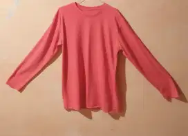Kaos Merah Lengan Panjang