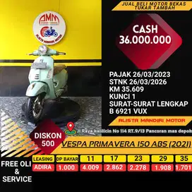 DP 1 JUTA AJA !! VESPA PRIMAVERA 150 ABS 2021