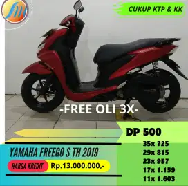 YAMAHA FREEGO S TH 2019 FREE KIRIM SEJABODETABEK DAN BERGARANSI