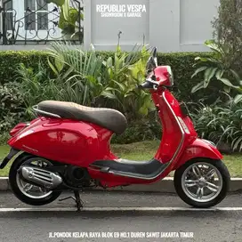 PIAGGIO VESPA PRIMAVERA 150 IGET ABS Tahun 2018 Warna MERAH PERFECT CO
