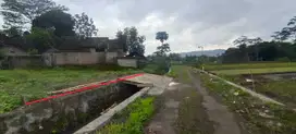 Tanah Murah View Sawah dan Bukit akses mudah  JL Piyungan prambanan