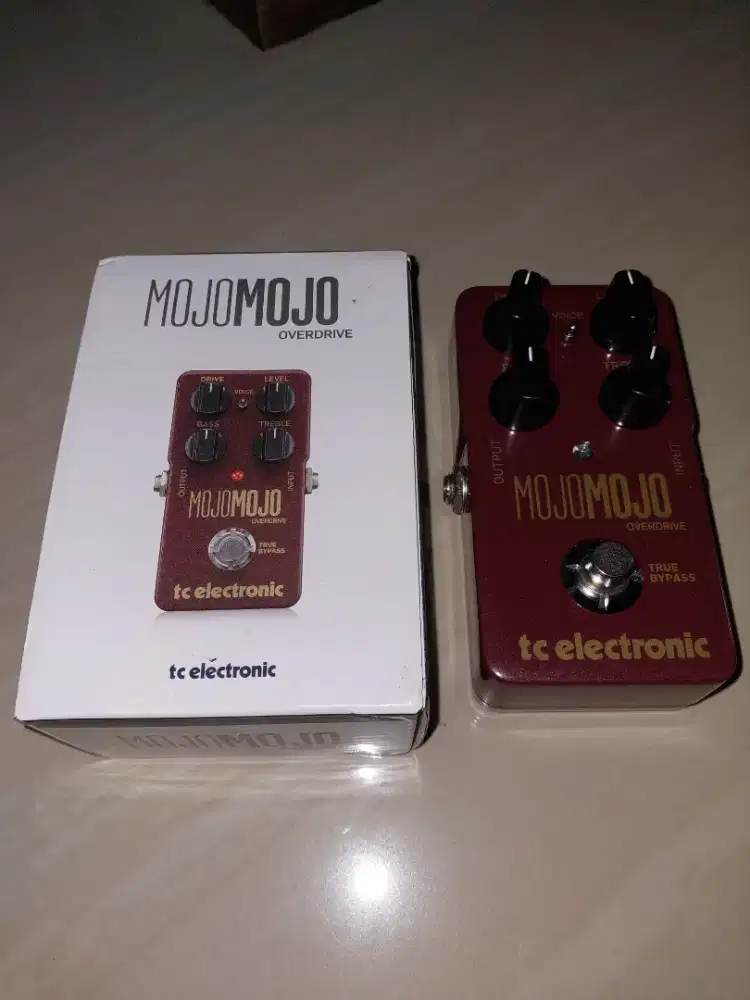 Efek stompbox gitar tc electronic mojomojo original mulus