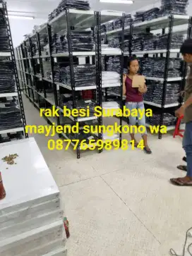 Rak besi siku lubang ramping