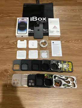 Iphone 14 Pro 128gb IBOX Resmi Fullset lengkap original terawat mulus
