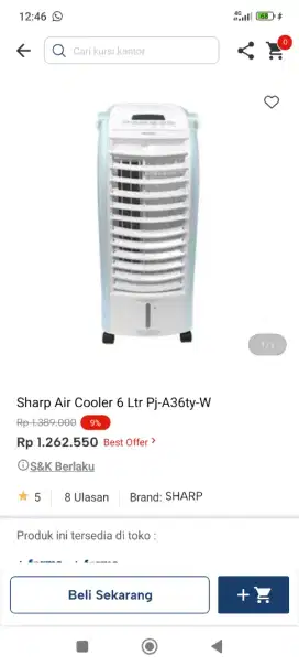 Sharp Air Cooler