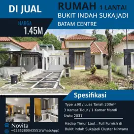 Rumah Full Furnish di Bukit Indah Sukajadi Cluster Nirwana