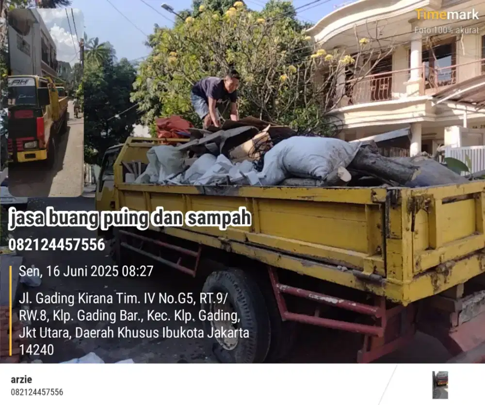 Jasa buang puing dan urugan... Siap melayani ada 24 JM..