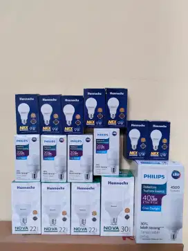 lampu led hannochs/philips habisin setok take all semua borongan saja