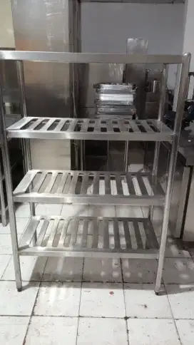 Rak 4 susun stainless steel