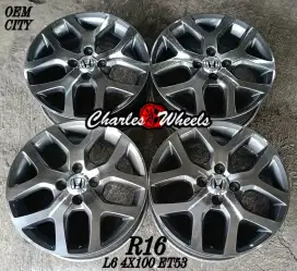 Jual velg oem city r16 4x100 jazz brio yaris agya alya dll