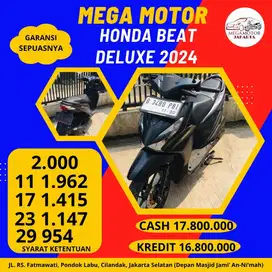 HONDA BEAT DELUXE CYLES CASH KREDIT JAMINAN GARANSI SEPUASNYA