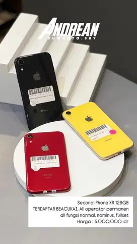 Second iPhone  XR 128Gb Bea Cukai