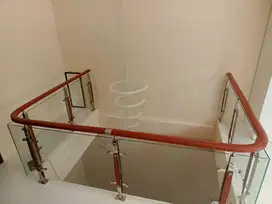 tiang tangga stainles tiang railing kaca tiang reling kokoh