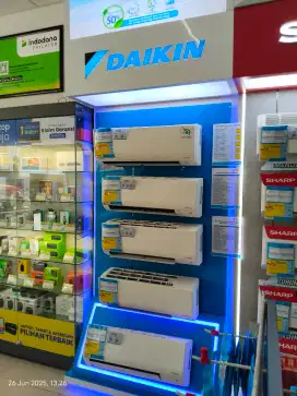 AC DAIKIN THAILAND. CICILAN TANPA DP, SYARAT KTP SAJA