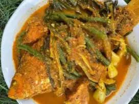 Ikan Mas Arsik khat Batak Toba