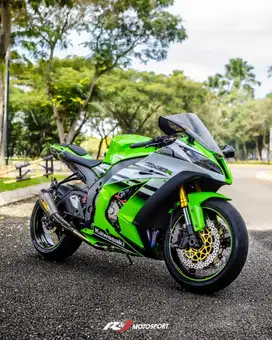 (Full Paper) Kawasaki ZX10R Anniversary 30TH Nik 2015 Hijau Knalpot Ak