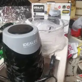 Idealife IL-216 Pencacah Chopper Penggiling Daging Bumbu Dapur 1.2L