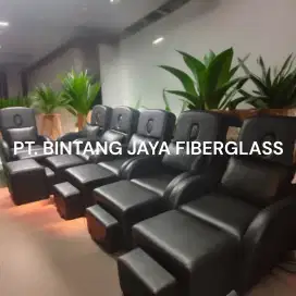 kursi refleksi RF002 hitam free bantal