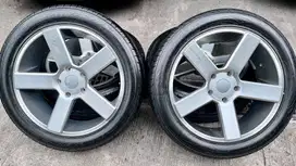 FOR SALE!VELG KMC MC5 MATTE GRAY MILLED 22/KM690 BONUS BAN TOYO PROXES