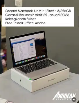 Second Macbook air m1 13inch 8/256gb