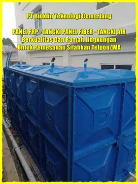 Tangki Panel ,  Tangki Air Fiberglass ,  Roof Tank , Tangki Air Kotak