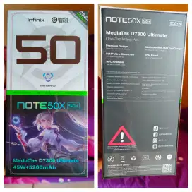 Infinix note 50x 8/256 resmi BNIB