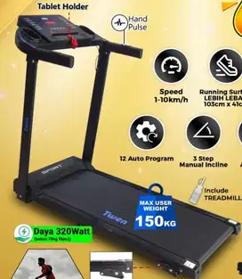 TREADMILL ELECTRIC MERK TWEN HEMAT LISTRIK