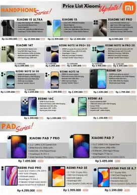 READY HANDPHONE BARU DARI XIAOMI MULAI DARI 1 JUTAAN AJA