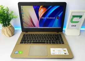Laptop Asus VivoBook i5 gen 8 dual VGA Nvidia ngebut Editing 3D Autoca