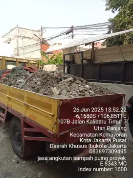 Jasa buang puing sampah