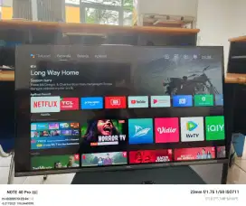 Tv android tcl 32inch