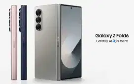 Samsung galaxy Z Fold 6 5G 12/256GB, garansi resmi 1 tahun