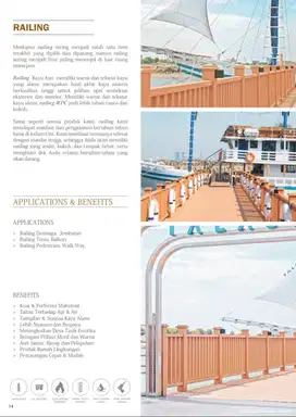Railing Kayu Outdoor / Berkualitas